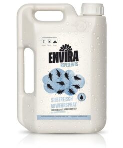 Envira Silberfisch Spray 2 Liter - Effektives Mittel gegen Silberfische & Papierfische - Langzeitwirkung für Haushalt mi