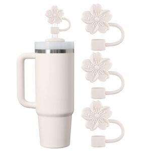 Stanley 30 & 40 Oz Tumbler Mit Griff + Strohhalm Abdeckungen 3 Stück Silikon Abdeckkappe 10 mm Abdeckung für Stanley Cup