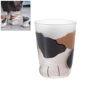 Ysoom Katzenpaw Glas TasseWarmwiderstandend CreativKatzenkaffee Bekoffe 300ml Valentinen-Geschenk
