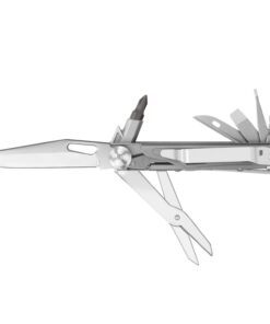 ROCKTOL 12-in-1 Multitool-Messer für Überleben und Outdoor-Aktivitäten, Rostfreier Stahl, Taschenclip undTitanium-Plated