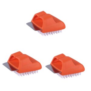 Amosfun 3St 2-in-1 Reinigungsbürste Outdoor Grillschaber Outdoor Grillschaufel Grillschaber-Werkzeuge Pp