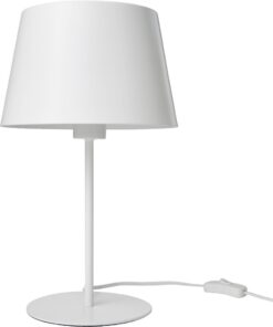 Northpoint LED Design Tischleuchte Metall warmweißes Licht Schnurschalter E27 LED Leuchtmittel