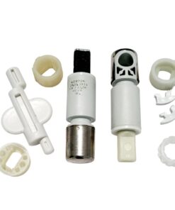 SoftClose Dämpfer-Set für WC-Sitz, Hochwertige Dämpfung und Leise Schließfunktion, Ersatzteil für Absenkautomatik, 2 Stü
