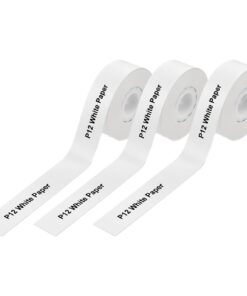 Qutie 3 Rollen Gewidmet Etiketten Selbstklebend Wasserdicht für Haus Büro Schule | Qutie 15mm X 4m Wasserdicht Thermo E