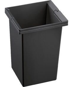 Blanco Select Eimer 8 Liter für Diebeinbad und Kochen mit Anti-Beschädigungs-Schutz und Dauerhaftem Silberlook