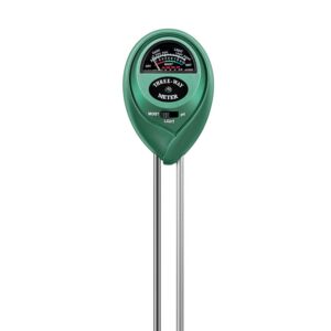 Vivosun Bodenmessgerät - 3-in-1 Pflanzenfeuchtigkeitsmesser für Liebhaber und Profis bei Gartenpflege | VivoSun Licht-