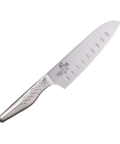 KAI Seki Magoroku Shoso Santoku Messer 16,5 cm - Edelstahl 5CR15MoV 56 HRC - konvexer Anschliff - Made in Japan