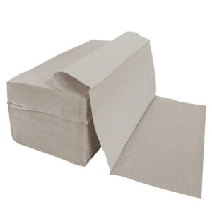 5000 Stück Naturrecycling Papierhandtücher 25x23 cm - Perfect für jeden Haushalt! | 5000 Stück ZZ-Falz Naturrecycling P