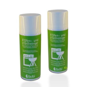 Ha-Ra 2er Set Ofen- & Grillreiniger 400ml - effektiver & fettlöscher Backofen- & Grillreiniger für Töpfe, Pfannen, Grill
