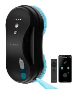 Cecotec Windroid 890 - Fensterputzroboter mit SprayWater, 90 W, 3-in-1 Reinigung, App Steuerung, Automatische Funktionen