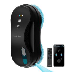 Cecotec Windroid 890 - Fensterputzroboter mit SprayWater, 90 W, 3-in-1 Reinigung, App Steuerung, Automatische Funktionen