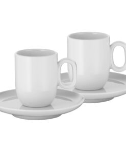 WMF Barista Espresso Tassen Set 4-teilig 60 ml Porzellan spülmaschinengeeignet