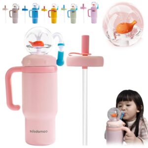 24oz Neuer Whaleschlange Becher mit Spülwandwirkung, Thief-Resistent, Spülmaschinenkompatibel, CUTE & perfekt für Kinder