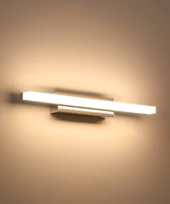 Klighten 9W 40cm LED Spiegelleuchte für Bad, IP44 Badleuchte, Warmweiß 3000K, 600 Lumen, 110-240V, Wandbeleuchtung Badez