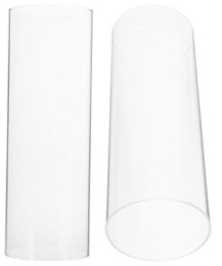 SMASOLO Transparente Kerzengläser Für Entspannte Atmosphäre Bei Veranstaltungen 20x7cm Glaszylinder Windlicht