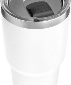 Yeti YETI Rambler Edelstahl Becher - Ideal für Outdoor Aktivitäten - Unbesungener Stahl, 30oz (887ml)