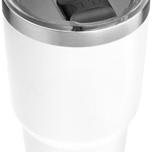 Yeti YETI Rambler Edelstahl Becher - Ideal für Outdoor Aktivitäten - Unbesungener Stahl, 30oz (887ml)