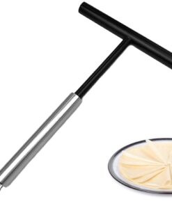 Leersao Pfannkuchen Verteiler 19,5 cm, Hochwertiger Crepes Maker Zubehör für Zuhause und Küche Teigverteiler für Pfannku