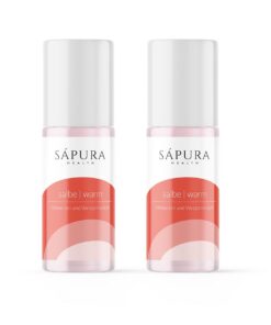 SAPURA Wärmesalbe Extra Stark - 2er Set - Roll-On - Wärmecreme für Muskeldauern - Dermatologisch geprüft - Intensive Wär