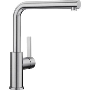 BLANCO LANORA | Küchenarmatur aus massiv Edelstahl | Gesicherte Wasserqualität & wassersparend