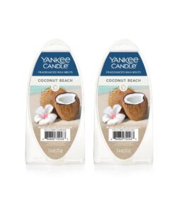 Yankee Candle Duftwachs Coconut Beach für Zimmersanierung 2 Stück 2waxmelts
