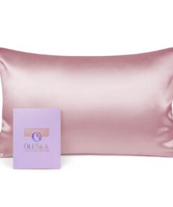 OLESILK Seide Kissenbezug für Haar- und Hautpflege 19 Momme 40x60cm Lotos | OLESILK Seide Kissenbezug mit Verstcktem Re