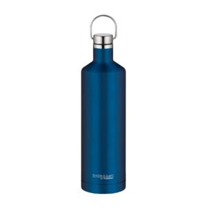 THERMOcafé by THERMOS TC TRAVELER BOTTLE saphire blue mat 0,75l Thermosflasche aus Edelstahl, 12h heiß & 24h kalt, absol