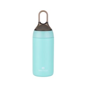 S SANTECO Armatur Yoga Getränk Fläschchen, doppelwandige Vakuumisolierung für Lady Mädchen, 350 ml, Mintgrün, Kühle-Du-H