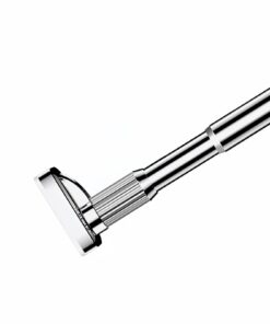 Teleskop Vorhangstange Edelstahl 70-120CM Für Badezimmer Ohne Bohren Rutschfest