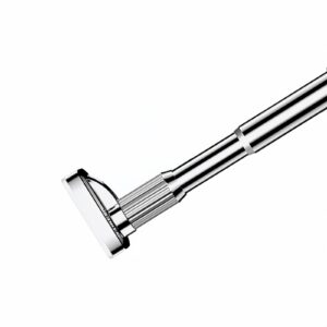 Teleskop Vorhangstange Edelstahl 70-120CM Für Badezimmer Ohne Bohren Rutschfest