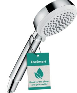 Hansgrohe Crometta 100 Wassersparender Duschkopf 9 l/min (EcoSmart) Weiß/Chrom 26827400 Hansgrohe Crometta 100 4 Strah