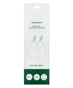 SONGMICS Müllbeutel mit Zugband KRB020A01