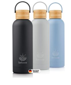 Beloove™ Edelstahl-Thermosflasche - Doppelwandig, 500 ml, Kratzfest | Beloove™ Edelstahl-Wasserflasche - Doppelwandige