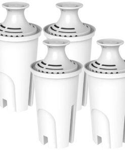 Premium Wasserfilter für Brita Krüge und Spender - HiWater Standard (4 Stück) - Klare, Geschmacklose Trinkwasser! | HiW