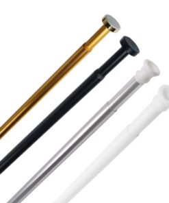 Sanilo Duschvorhangstange Gold 90-160 cm Bohrungenfrei