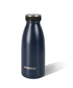 wenco Edelstahl Trinkflasche 350ml isoliert auslaufsicher BPA-frei