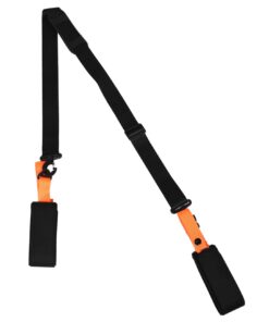 Anneome Einstellbarer Snowboard-Tragegurt Für Ski-Aufbewahrung Leichtes Und Robustes PU-Leder Und Nylon Sicher Tragen Vo