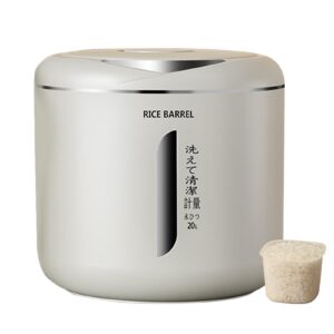 Duroecsain Küche Aufbewahrungsbox 5kg Luftdicht Frischhaltend Schüttdosen Vorratsdose Reis Müsli Nudeln Mehl 5kg Luftdic