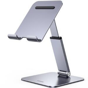 Höhenverstellbarer iPad Ständer kompatibel mit UGREEN | Aluminium Halterung für UGREEN Tablet Ständer | Kompatibler UGR