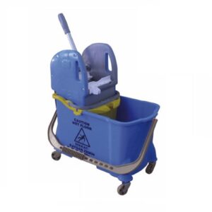 Maxxi4you Nasswischwagen - Putzwagen - für privat und Gewerbe in Blau/Grau 24/10 Ltr
