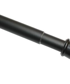 GARDINIA Gardinenstange Spannstange ausziehbar – 90–140 cm, Ø 23/26 mm, ohne Bohren & Schrauben, Schwarz-matt