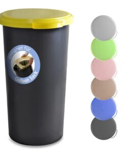 KUEFA 60L Müllsackständer - Gelb für Haus und Garten - Stabile Lagerrahmen und leicht zu bearbeiten (60L)