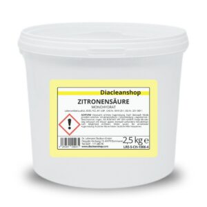 Zitronensäure Pulver Lebensmittelqualität für Küche und Kochen 2,5kg | Zitronensäure Pulver 2,5kg - Fresh und Frischges