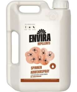 Envira Spinnen Abwehrspray 2 Liter - Effektive Abwehr gegen Spinnen, Winkelspinnen und Kreuzspinnen - Mittel für die Woh