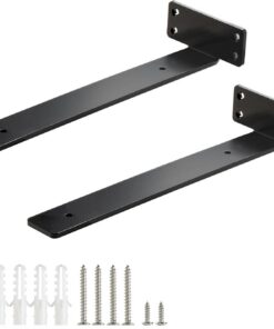 HEART ART Heavy Duty Regalhalterung Schwarz für Wand bei HEART ART, starkes-tooltipig undfest, ideal für große Bücher un