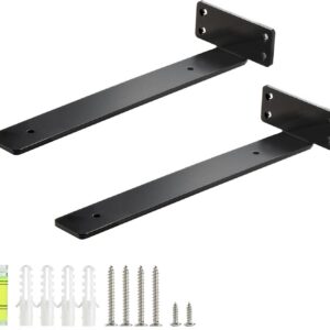 HEART ART Heavy Duty Regalhalterung Schwarz für Wand bei HEART ART, starkes-tooltipig undfest, ideal für große Bücher un