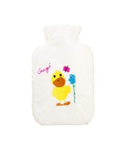 Hugo Frosch Öko-Wärmflasche Kinder 0,8l –Made in Germany– kuschelig und geruchsneutral – langlebig und auslaufsicher – w