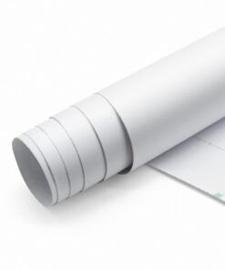 Selbtklebende Wasserdわけではない Möbelfolie Weiß matt 61X500cm für Küche und Wand | Verdickte Selbstklebende Möbelfolie Weiß