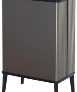 Curver Verto High 54L Mülleimer, Küche, einfache Sortierung, schlankes Design, grau | Curver Verto High 54L Mülleimer m