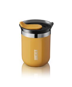 WACACO Octaroma Classico Vakuumisolierte Kaffeebecher Gelb für Business-Traveler bei extremer Klimaveranderung
